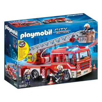 

Fire Engine with Light and Sound City Action Playmobil 9463 (14 pcs)