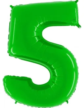 

Balloon Number 5 100cm Green Neon-Foil Polyamide-G905WHL