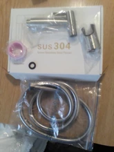 Faucet-Sprayer Shower-Head Toilet Bidet Bathroom Stainless-Steel Self-Cleaning No-Punch