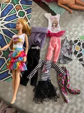 NK 3 uds o 5 uds muñeca de moda trajes de desgaste diario Casual vestido camisa falda casa de muñecas ropa para muñeca Barbie accesorios 5G JJ