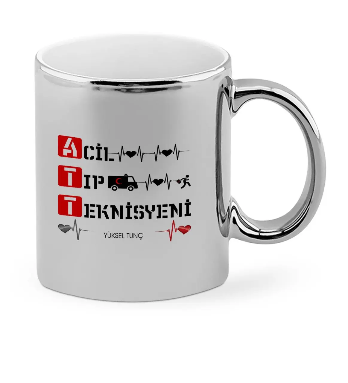 Personalized Professional Emergency Medical Technician Chrome Mug Cup-3 |