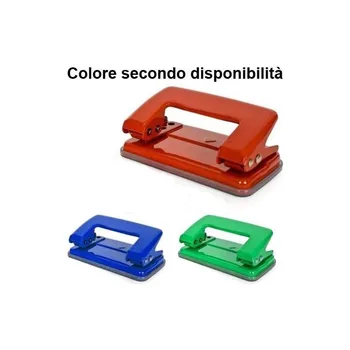 

2x Perforator keypunch 2 holes step drilling machine foil paper sheets office
