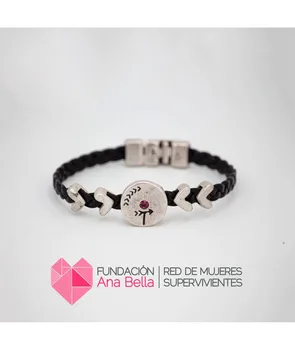 

Bracelet black skin Be Human