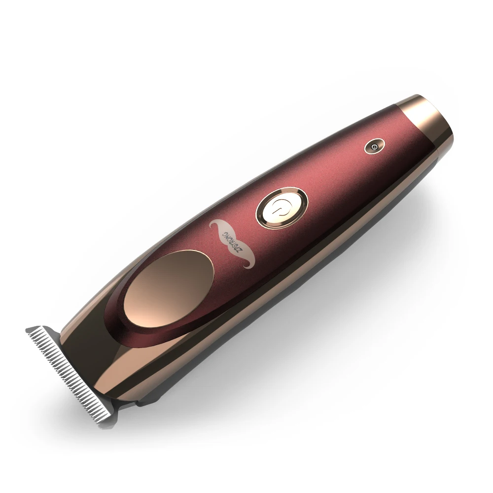 100-240 В профессиональная Водонепроницаемая лысая машинка для стрижки волос электрическая машинка для стрижки волос 0,1 мм стальное лезвие тример для бороды - Цвет: Красный