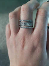 Anillo de plata elegante con diamantes de imitación para mujer, anillos de amor anchos para mujer, sortija de compromiso de boda, anillos joyas regalos