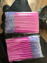 Cepillo cosmético para pestañas 50 uds, varitas de rímel de cristal, aplicador de pestañas con diamantes, brochas de maquillaje desechables