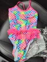 Bañador de una pieza para niñas pequeñas de 1 a 10 años, traje de baño para niñas, ropa de playa de alta calidad, 9021MIX