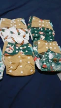 Reusable Baby Nappy Diaper-Cover Pocket-Diaper OS New-Print Hot-Sale 4pcs/Set
