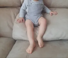 Ropa de verano para bebé de 0 a 3 años, Body de algodón para recién nacido, mono informal liso a rayas, trajes para el sol, 2019