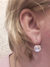 Pendientes de Moda de Color dorado para Mujer, Pendientes de circonita cúbica de cristal, Pendientes para Mujer de Moda minimalistas