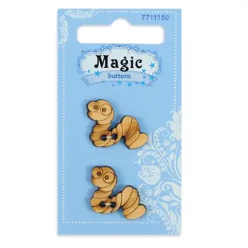 

Lw832-v45 button set 'червячок', pack/2 pcs., Magic buttons