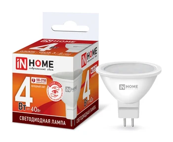 

LED lamp LED-JCDR-VC W V GU5.3 6500 310Лм IN HOME