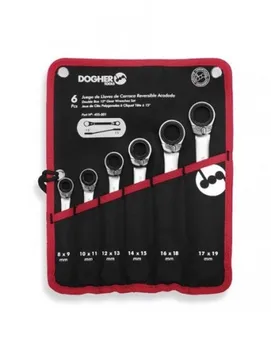 

DOGHER 455-001 BAG 6 RATCHET KEYS REV LAYERED 15 °
