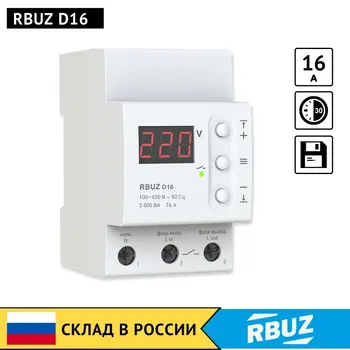 

RBUZ D-electronic, single-phase voltage control relay controller with digital display on the DIN rail 16 25 32 40 50 63 A