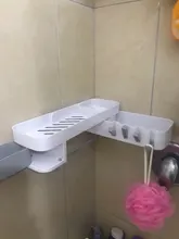 Organizer Shower-Shelf-Holder Storage-Rack Wall-Mounted Bathroom-Shampoo Corner 4 Kitchen