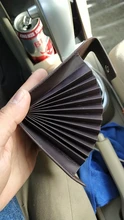 Cartera de cuero Unisex para negocios, tarjetero de identificación, carcasa para tarjetas, organizador de bolsillo, dinero, teléfono, monedas, moda de Año Nuevo, 2021