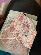 Mascarilla facial KN95 de 5 capas, desechable, transpirable, a la moda, personalizada, con estampado personalizado, FFP2, 10 Uds.