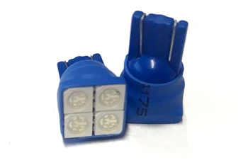 

CARALL ABC269 pair 2 Led lamps T10 with 4 Smd 5050 front color Blue 12V 0,5W