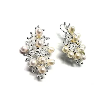 

Pendant 925 sterling silver m cultured pearls [AA8414]