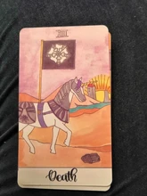 Cartas de Tarot de unicornio de cristal, guía, adivinación, Destino, Juego de mesa, 78 cartas/juegos