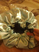 Reversible Satin Hat Bonnet Hair-Caps Head-Cover Hair-Styling-Accessories Curly Adjust