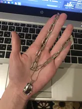 Collar con colgante de serpiente de Color dorado Vintage Punk para mujer, cadena gruesa multicapa de Hip Hop, collar con retrato de moneda, joyería