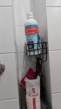 Suction-Basket-Organizer Storage-Rack Iron Punch-Free-Shelf Bathroom Kitchen Metal Home-Corner