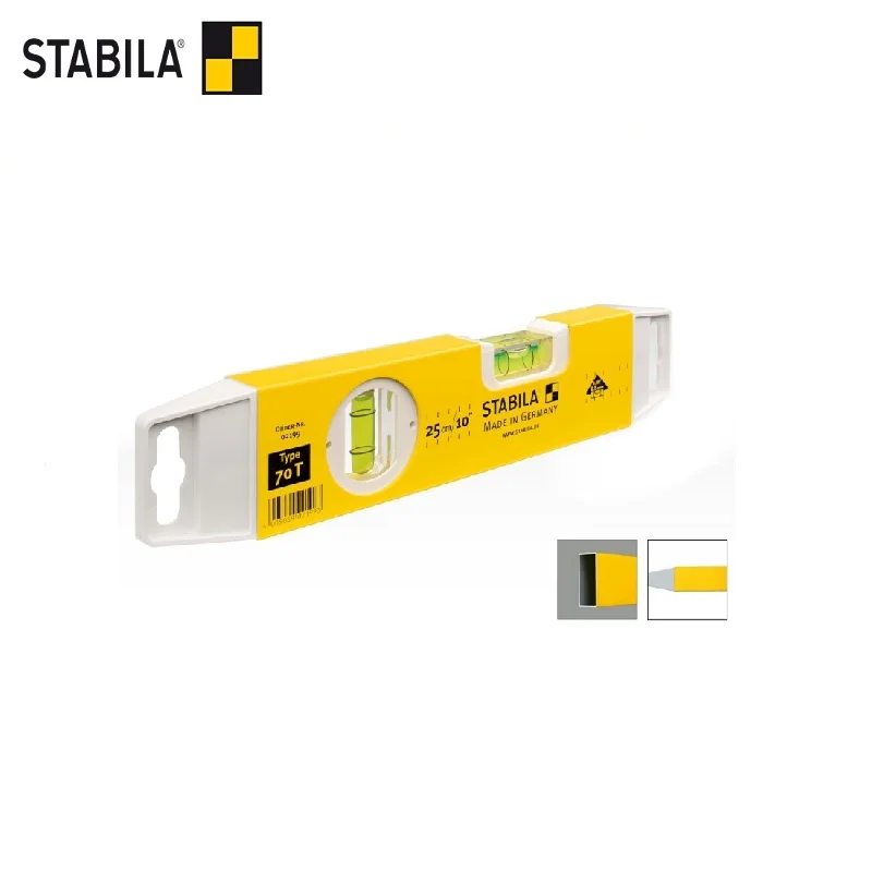 STABILA Level type 70T, 25cm (1vert., 1horiz., Exact. 0,5mm / m) Bubble level instrument Vertical magnet Horizontal ruler цена STABILA Level type 70T, 25cm (1vert., 1horiz., Exact. 0,5mm / m) Bubble level instrument Vertical magnet Horizontal ruler цены онлайн