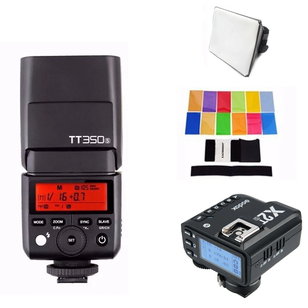 3 шт. Godox TT600 TT600s камера Вспышка Speedlite 2,4G беспроводной X2T X2T-S триггер HSS ttl для Canon Nikon sony Fujifilm Olympus - Цвет: kit1