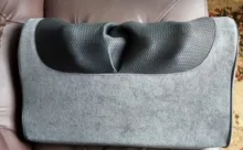 Jinkairui, almohada de masaje eléctrica para espalda y cuello con calefacción por infrarrojos, dispositivo Shiatsu, masajeador de salud Cervical, relajación