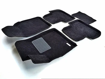 

Textile 3D mats euromat3d business in the interior for Audi Q7 (2015-) with plastic backing