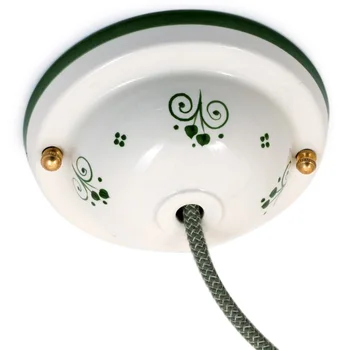 

Ceramic support painted mottled green 130mm 1 output