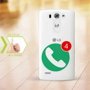

Personalized LG G3 Slim Clear Silicone Phone Cover (Missed Çağrı-2)