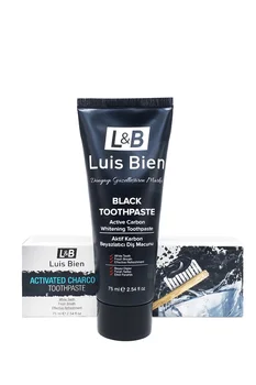 

Luis Bien 75 ML Teeth whitening oral care Charcoal Toothpaste Natural Activated Charcoal teeth whitener toothpaste oral hygiene