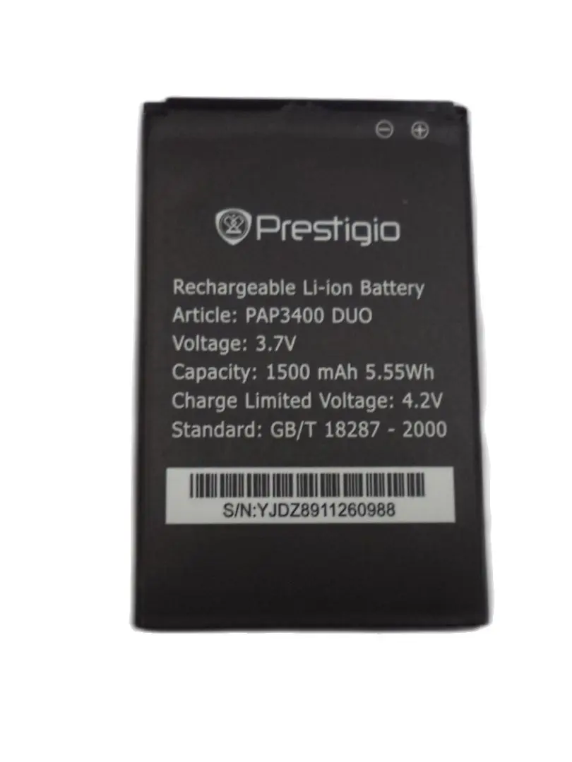 Аккумулятор PAP3400 для Prestigio MultiPhone 3400 DUO | Мобильные телефоны и аксессуары
