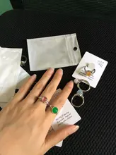 Momiji-Anillos abiertos Vintage para mujer, amuleto Anillos de piedra Natural temperamento, joyería femenina, regalos, anillos para fiesta y boda ajustables