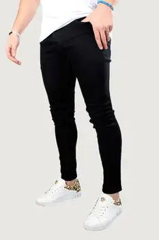 

Male Jeans Pants Lycra 9K-2100318-002-1 Black GOOD QUALITY ELEGANT PANTS MALE JEANS DESIGN