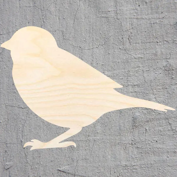 

sparrow silhouette Laser Cut Out Wood Shape Craft Supply Unfinished Cut Art Projects Craft Decoration Gift Decoupage Ornamente