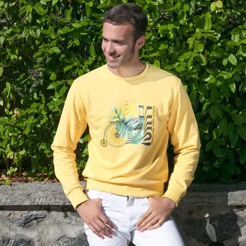 

BiggDesign Nature Bicycle in Bosphorus Men Sweatshirt-L Size