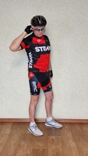 STRAVA-ropa de ciclismo para hombre, camiseta transpirable de manga corta, de secado rápido