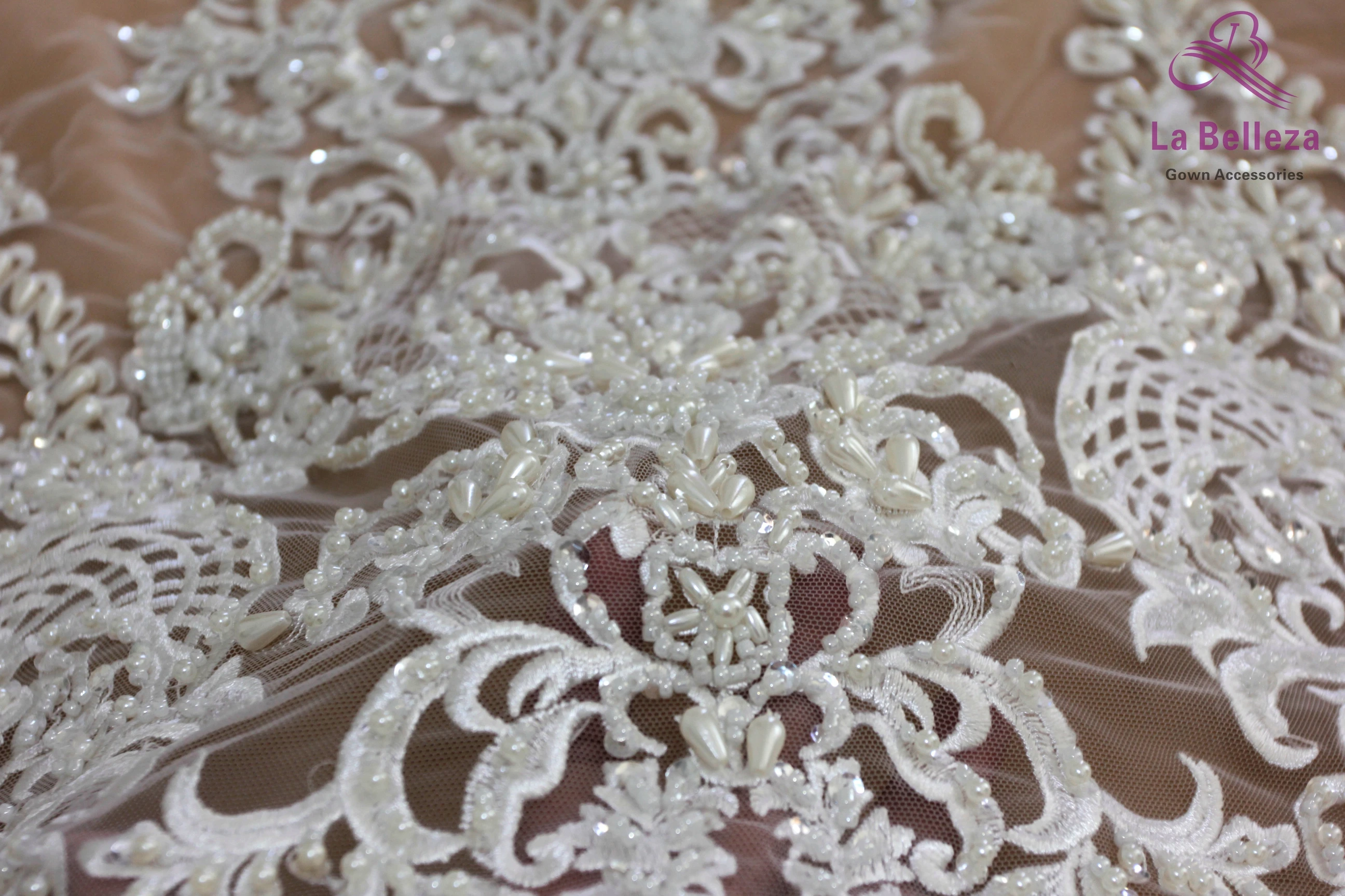 la-belleza-restock-75cm-width-ivory-bilateral-beaded-sequins-lace-trim-gorgeous-lace-trim-for-bridal-accessories-1-yard