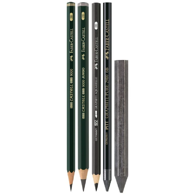 Faber-Castell Graphite Aquarelle Pencil 5/Set