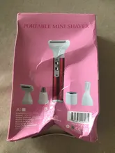 CkeyiN-máquina de afeitar 5 en 1 para mujer, afeitadora indolora, Afeitadora eléctrica para cara, Barba, cejas y nariz, 45