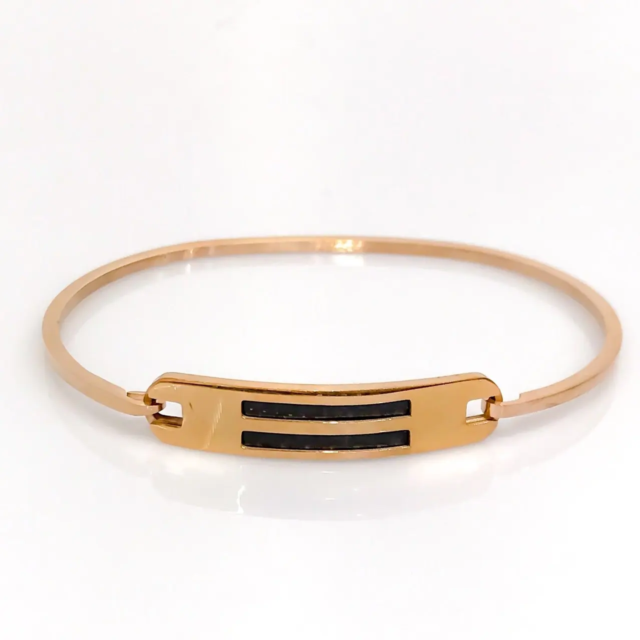 

New Style Bronze Rosegold Simple Steel Bracelet Unisex