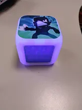 Reloj despertador de estrella de dibujos animados para chico, despertador Digital con luz LED, juguetes para chico, Mesa de Color variable, wekker