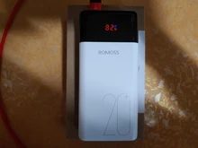 ROMOSS-Banco de energía LT20Plus, batería externa de 20000 mAh QC PD 3,0 de carga rápida, Banco de energía de 20000 mAh para Xiaomi y iPhone