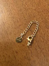 10 Uds. De acero inoxidable, 2 pulgadas, cadena de cola de extensión dorada, cierres de langosta, conector, accesorios para fabricación de joyas DIY, pulsera, collar