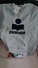 Sudadera de algodón con letras flocadas para mujer, Jersey informal grueso y cálido para otoño e invierno, nueva