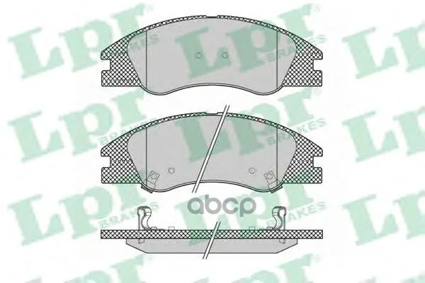 Колодки Тормозные Kia Cerato/Spectra 04- Передние Lpr 05p1349 Lpr арт. 05P1349
