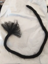 Extensiones de Cabello sintético para hombre y mujer, Pelo trenzado Afro, estilo Hip hop, hecho a mano